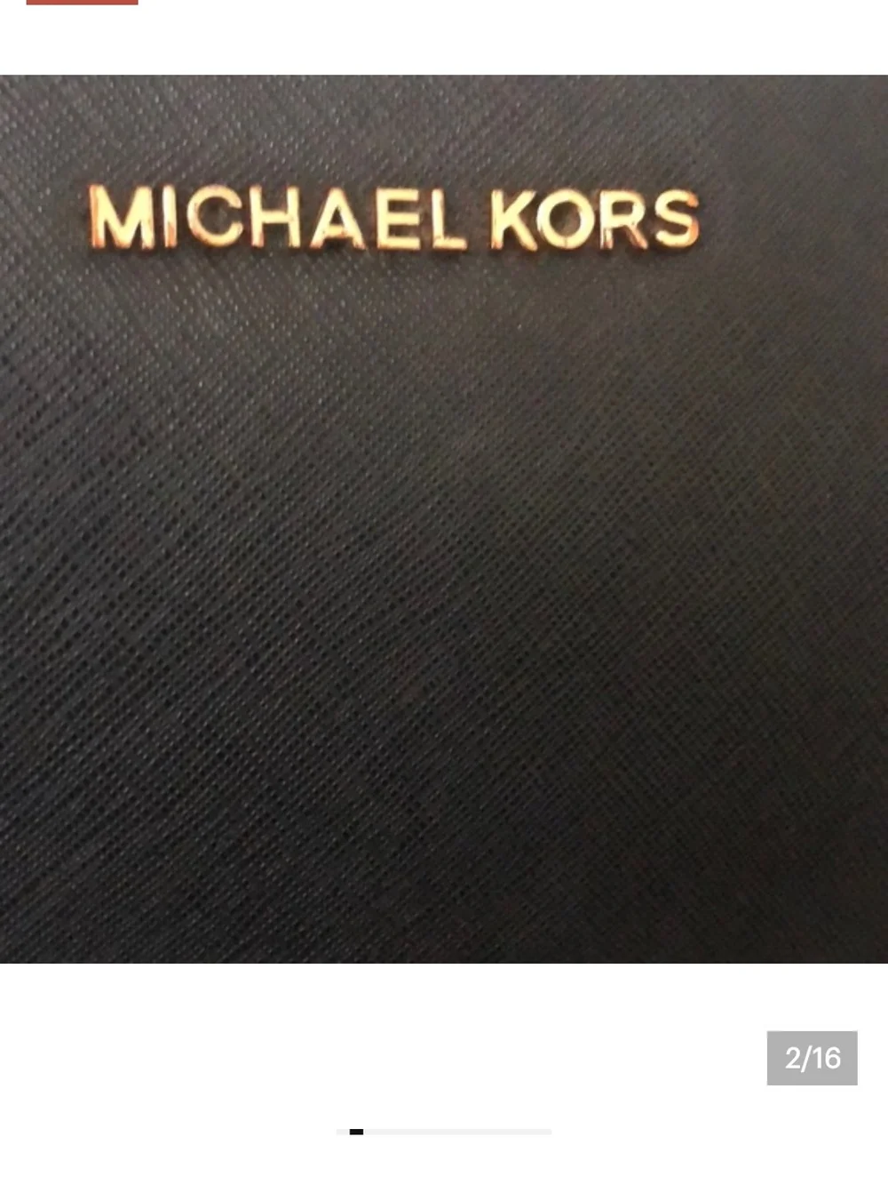 MICHAEL KORS EUC Black Jet Set Saffiano Crossbody Bag - Picture 8 of 16